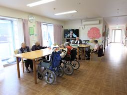 共有スペースでのひと時