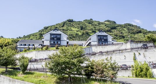 自然豊かな外観