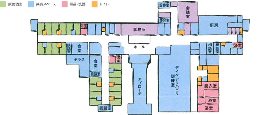 見取り図の廊下