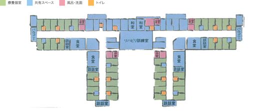 施設の見取り図