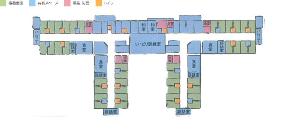 施設の見取り図