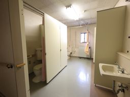 清潔な施設の浴室
