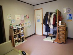 温もりのあるエントランス