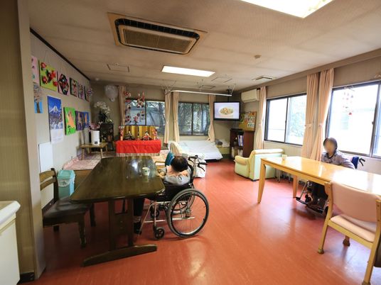 共有スペースの日常風景 