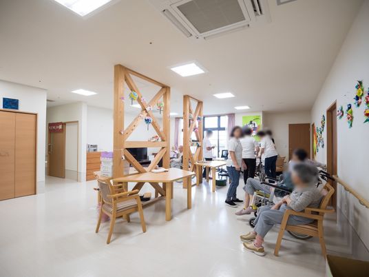 広々とした共有スペース