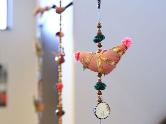 手作りのモビール