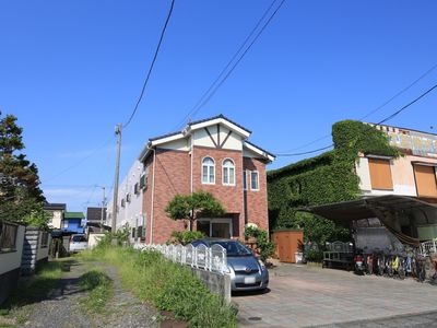 赤レンガの外観