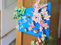 手作りの壁飾り
