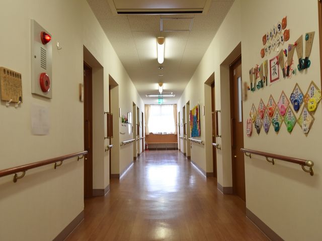 安全で清潔な廊下