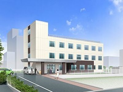 清潔感のある建物正面