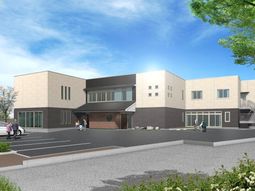 明るい外観の建物