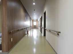 明るく清潔な廊下