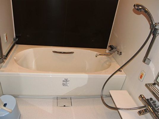 水栓に付属しているシャワー本体の外観は銀メッキ使用になっており、手触りが滑らかで高級感のあるものになっている。