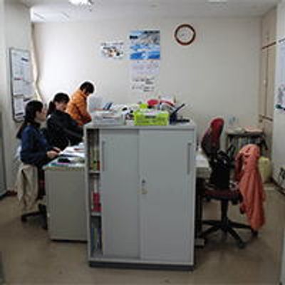 スタッフの様子の部屋  