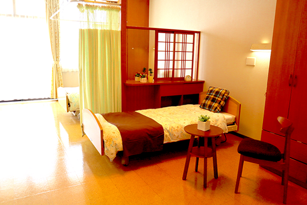 落ち着いた居室