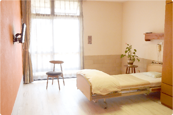 自然光の入る居室