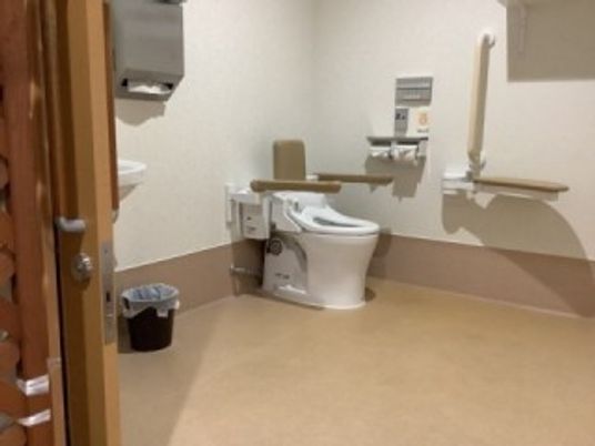 ゆったりしたトイレ