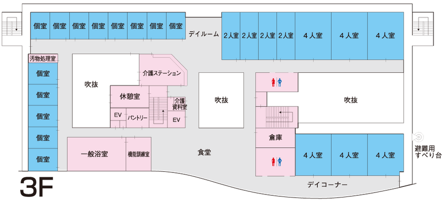 館内の見取り図
