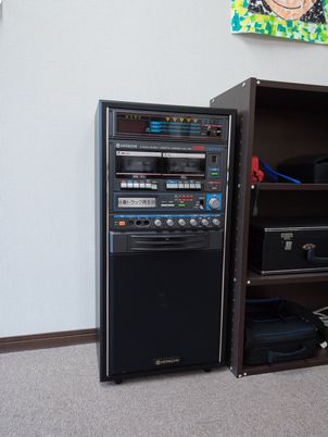 部屋にあるオーディオ機器