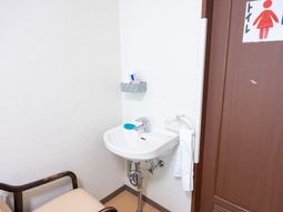 ケアを行う洗面台