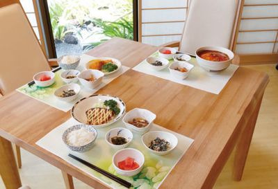 バランスの良い食事提供