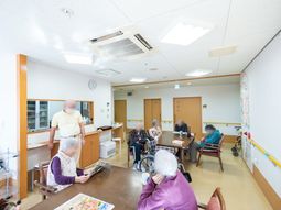 明るい共有スペース