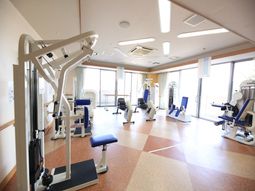 機能訓練室の器具配置