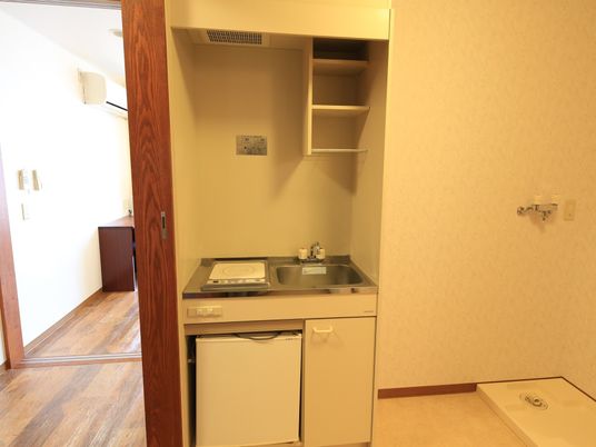  個室のキッチン設備  