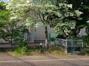 花咲く施設の外観  