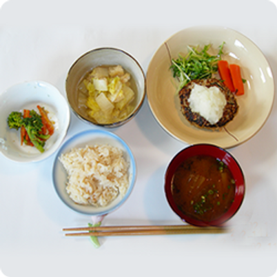 和風の健康的な食事