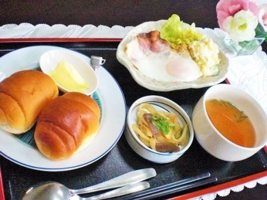栄養バランスの朝食例