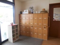 エントランスのロッカー