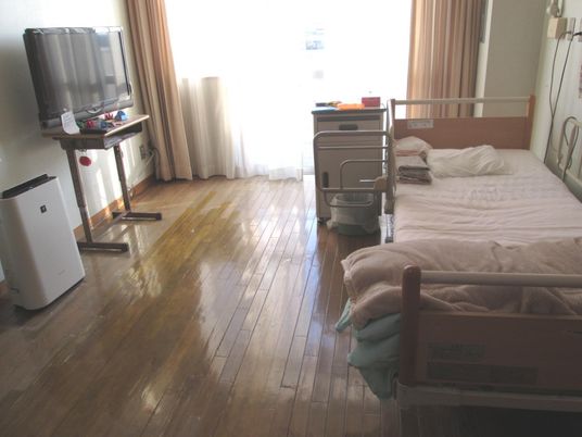 日差しが差し込む居室