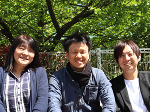 スタッフ3人の集合