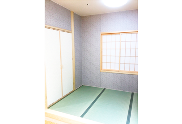 和室畳の一角