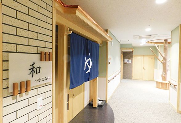 温かみのある廊下