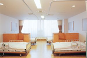 自然光の差し込む居室