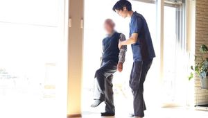 自然光溢れる訓練室  