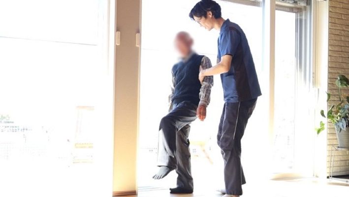 自然光溢れる訓練室  
