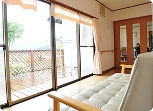 ゆったりした明るい居室