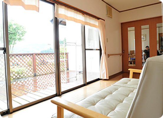 ゆったりした明るい居室