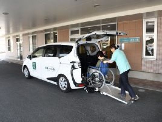 車椅子の利用風景