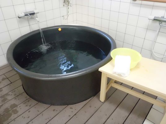 浴槽と洗い場の浴室  