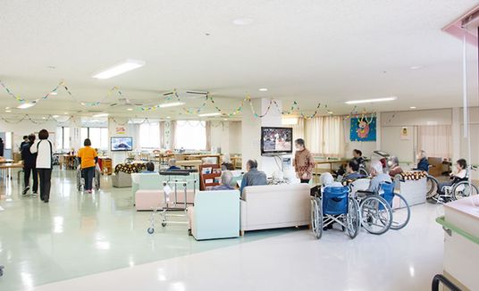 広々とした共有スペース