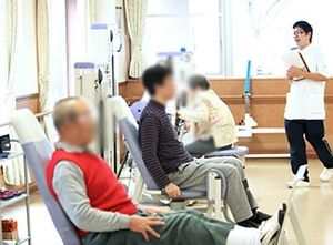 機能訓練室の体操