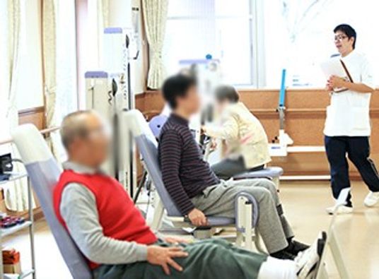 機能訓練室の体操