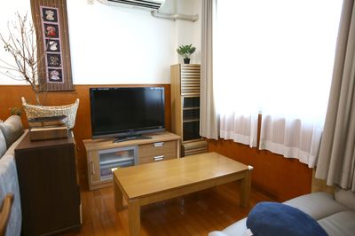 明るい空間のリビング