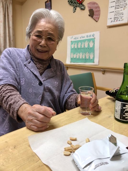 利用者との楽しい時