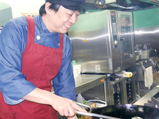 料理を作る場面