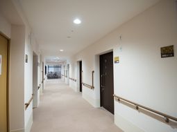 清潔な廊下の風景